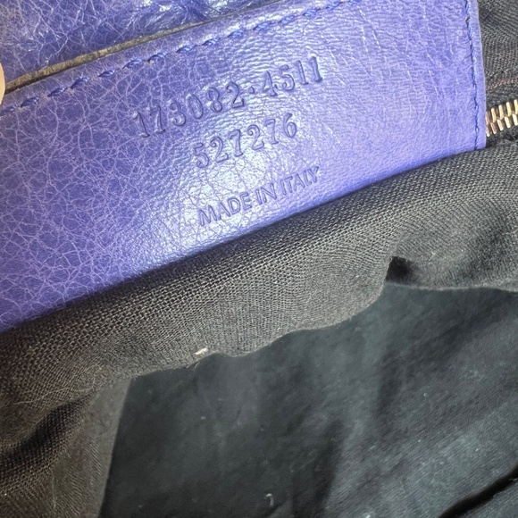 Price Firm - Authentic Balenciaga Giant Part Time in Bleu Lavande Lambskin - Picture 14 of 16